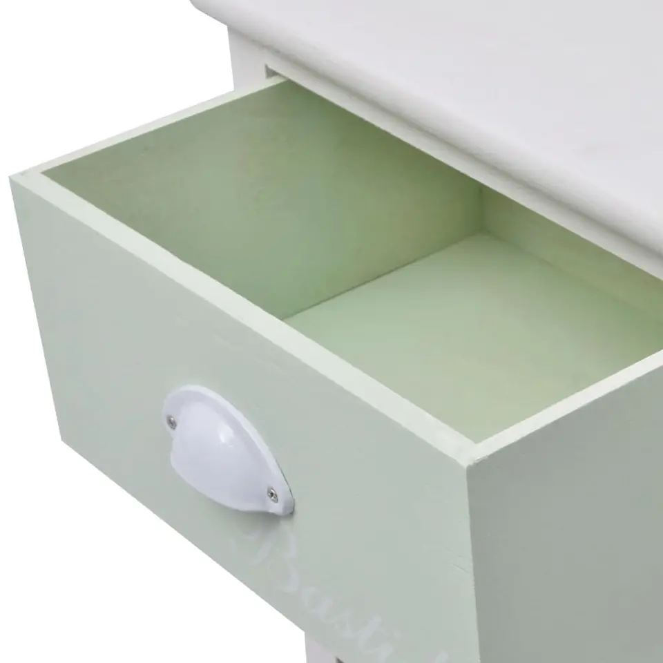 vidaXL - Kast - Wit - Hout - 38 x 28 x 72 cm