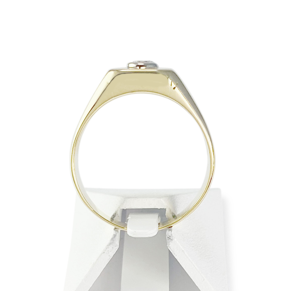 Bague d'occasion or 750 jaune diamant 0.20 carat