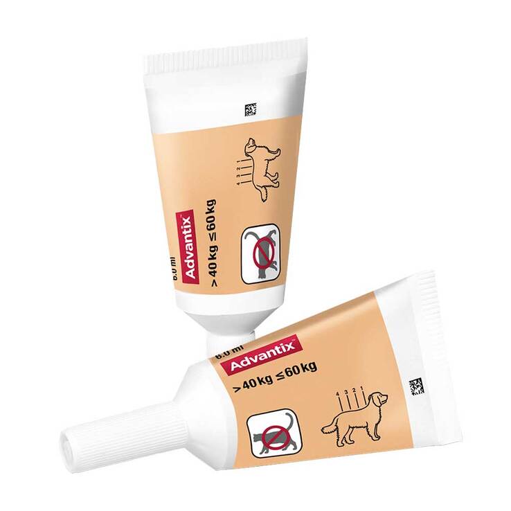 Advantix Spot-on Lösung Hund 40 - 60 kg, 4X6.0 ml