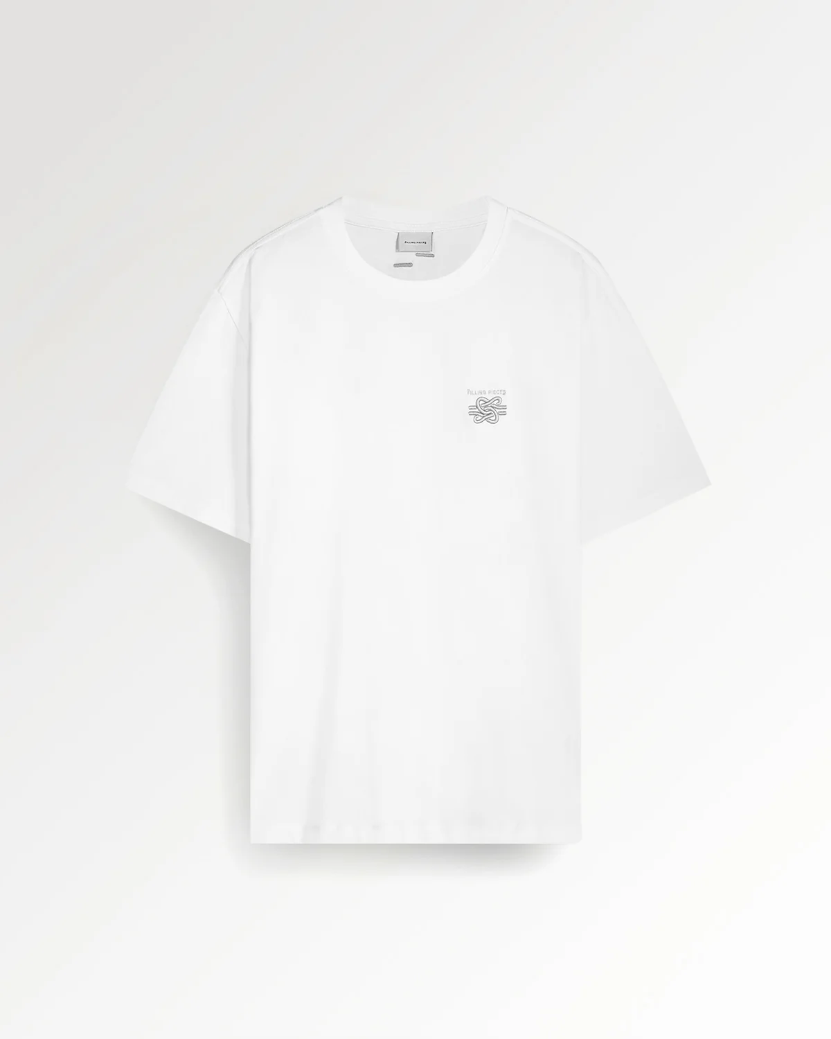 T-shirt Embroidered Knot White