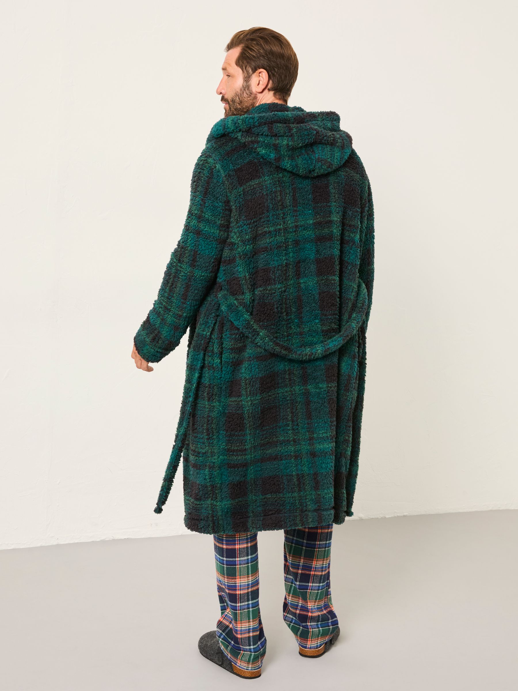 FatFace Snuggle Check Robe