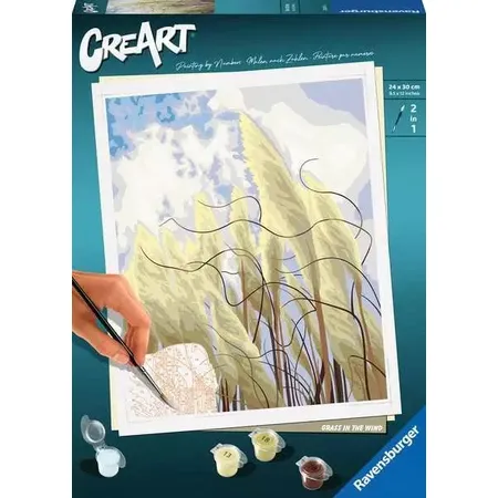 Ravensburger CreArt Grass in the Wind - Malen nach Zahlen für Erwachsene