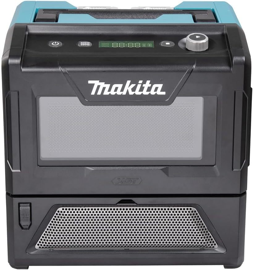 Makita MW001GZ Akku-Mikrowelle 40V max. 350/500 W, 8 l (ohne Akku, ohne Ladegerät)