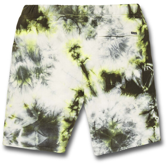 Volcom Iconic Stone Plus Fleece Short Lime Tie Dye Men SU22