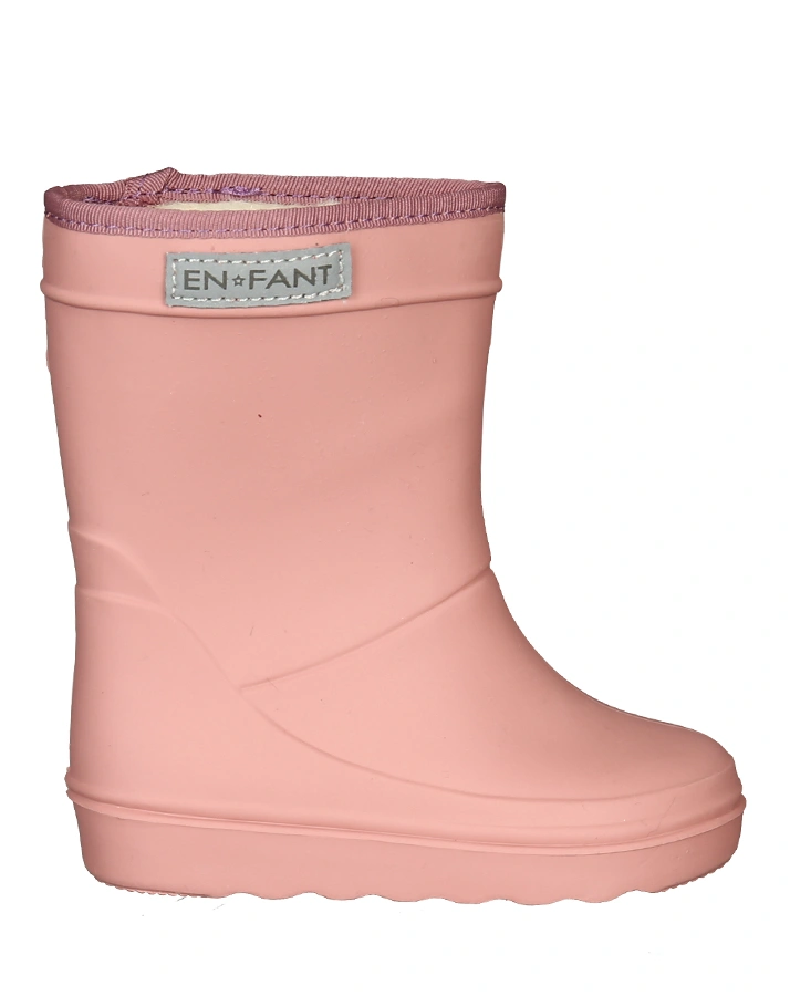 Gummistiefel THERMO gefüttert in old rose