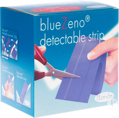 Bluezeno Detectable Strips Blue 7,5x5cm 1 Pièce