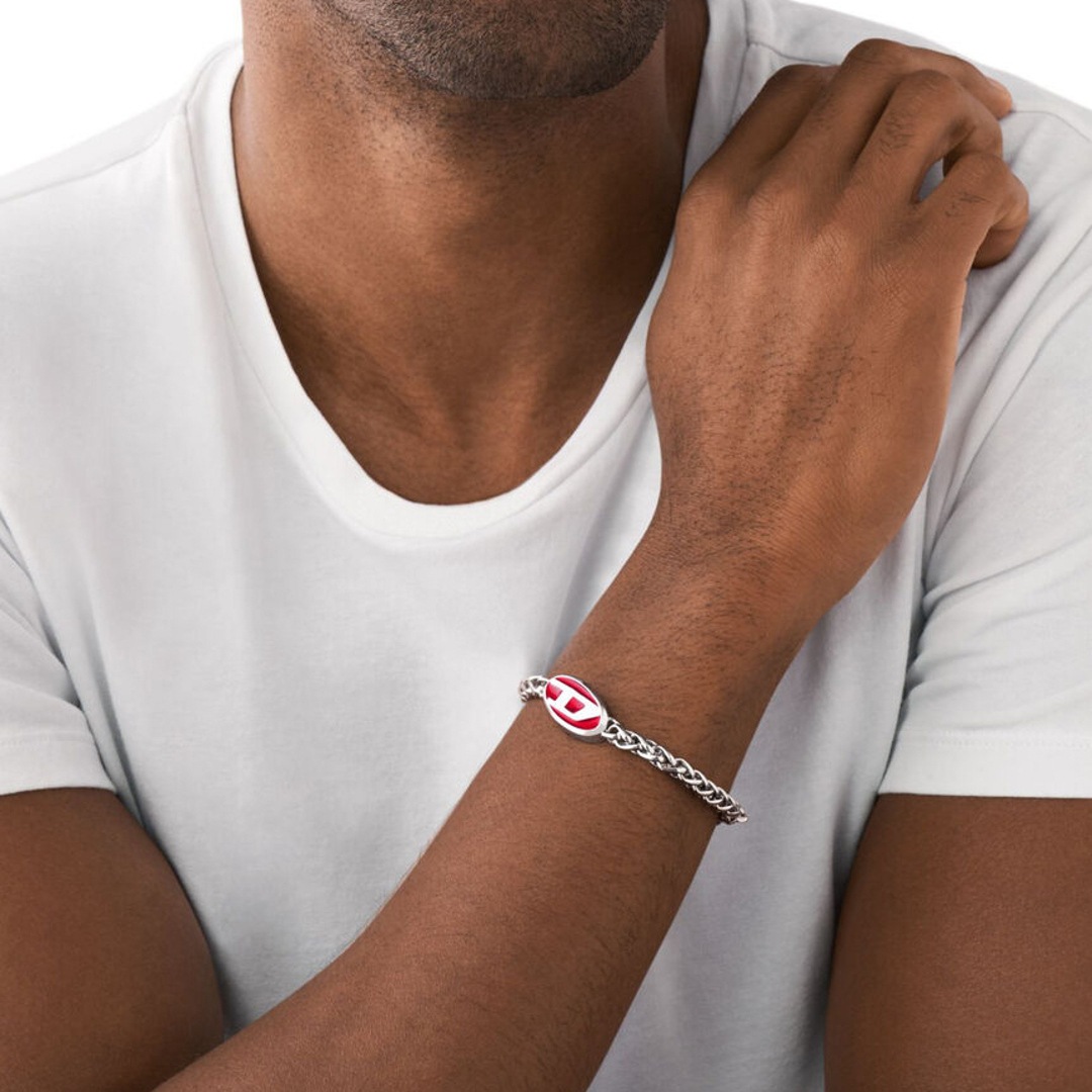 Diesel Armband Steel D-Logo