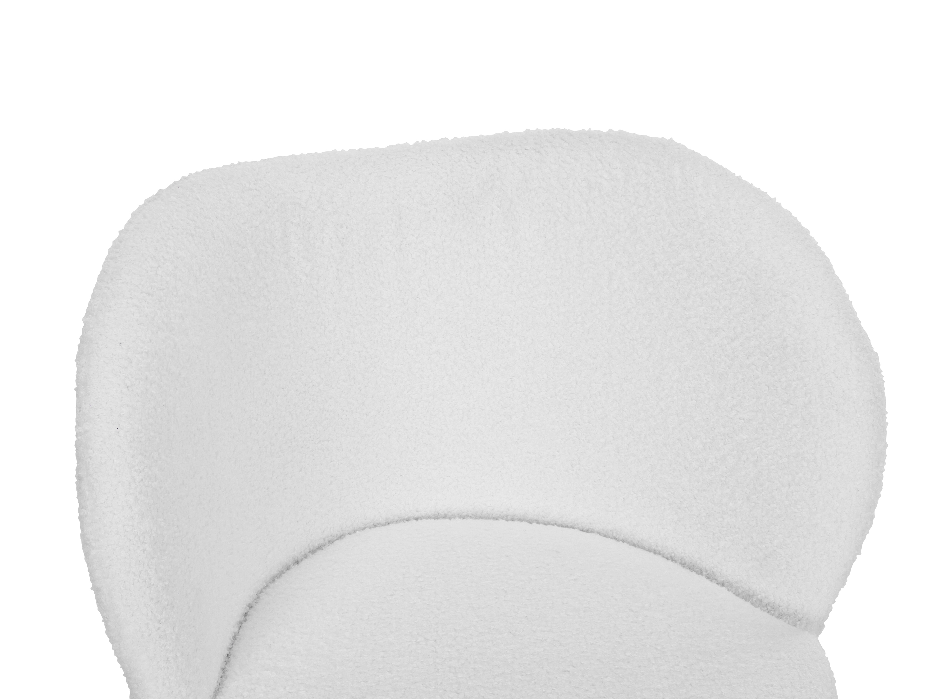 Sessel Teddy SHELDON weiss/gold