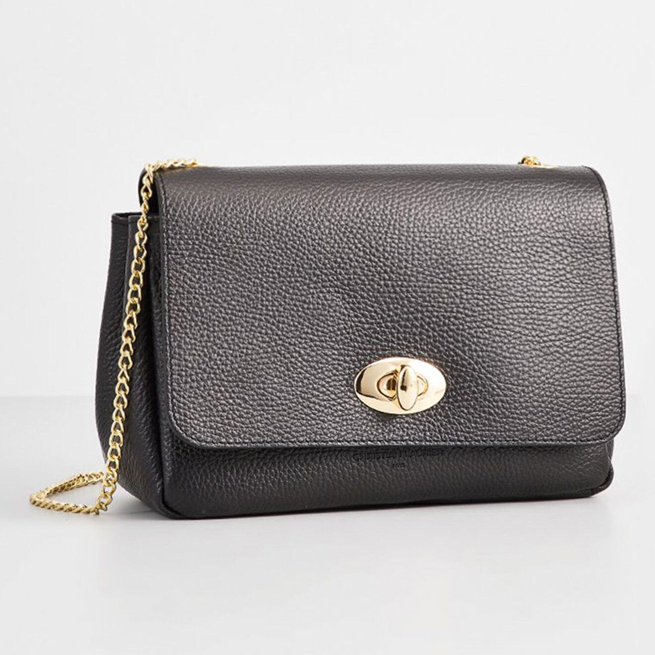 Christian Laurier Sac bandoulière en Cuir Celin  noir - 24x16x10 cm