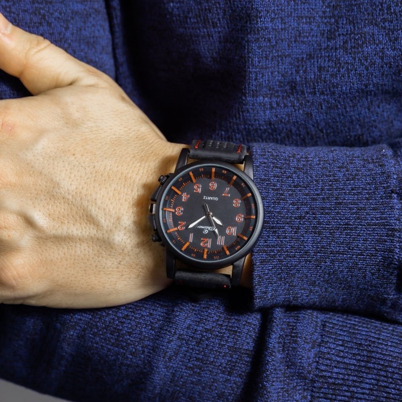 Montre Homme CHTIME bracelet Plastique Noir