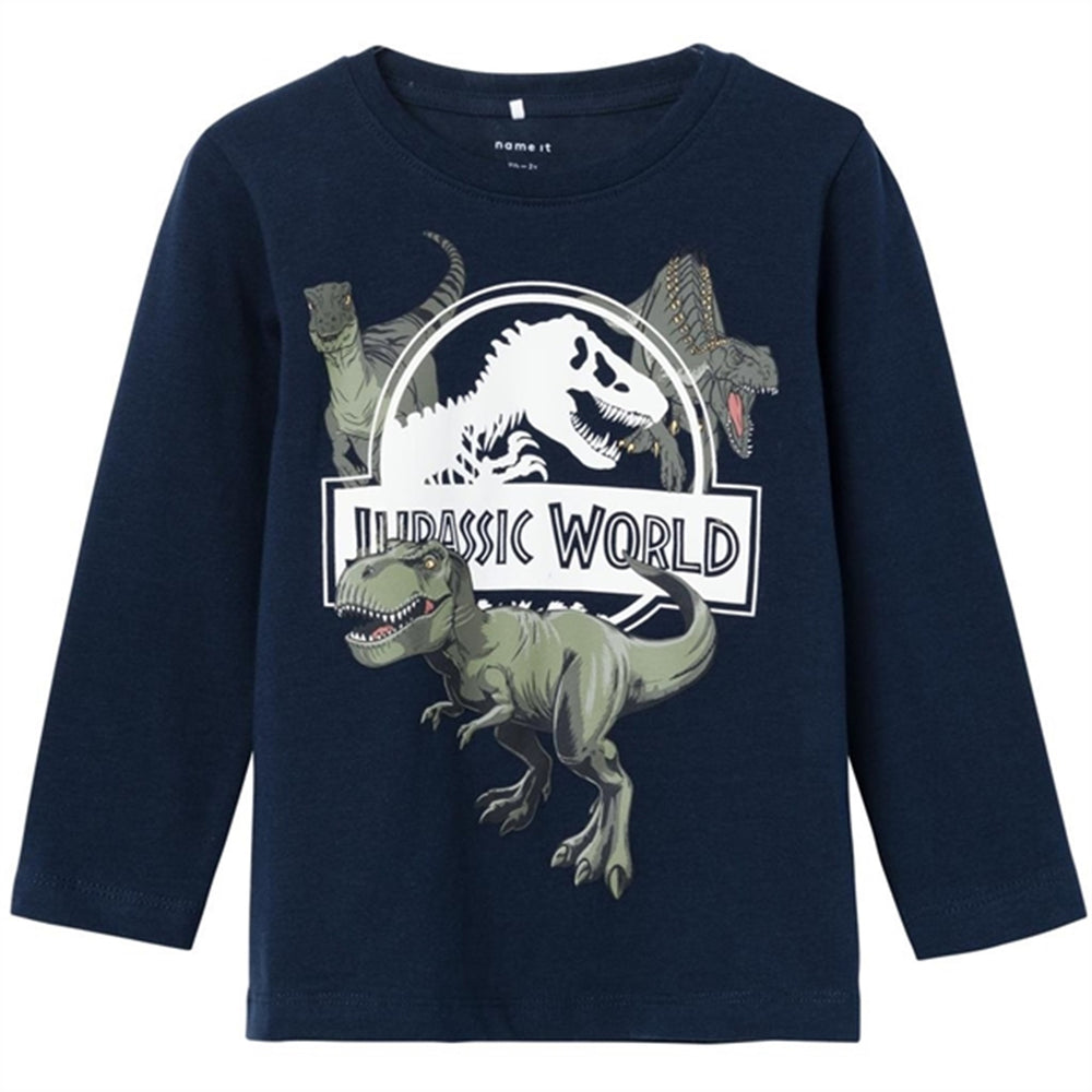 Dark Sapphire Nijal Jurassic Bluse Noos