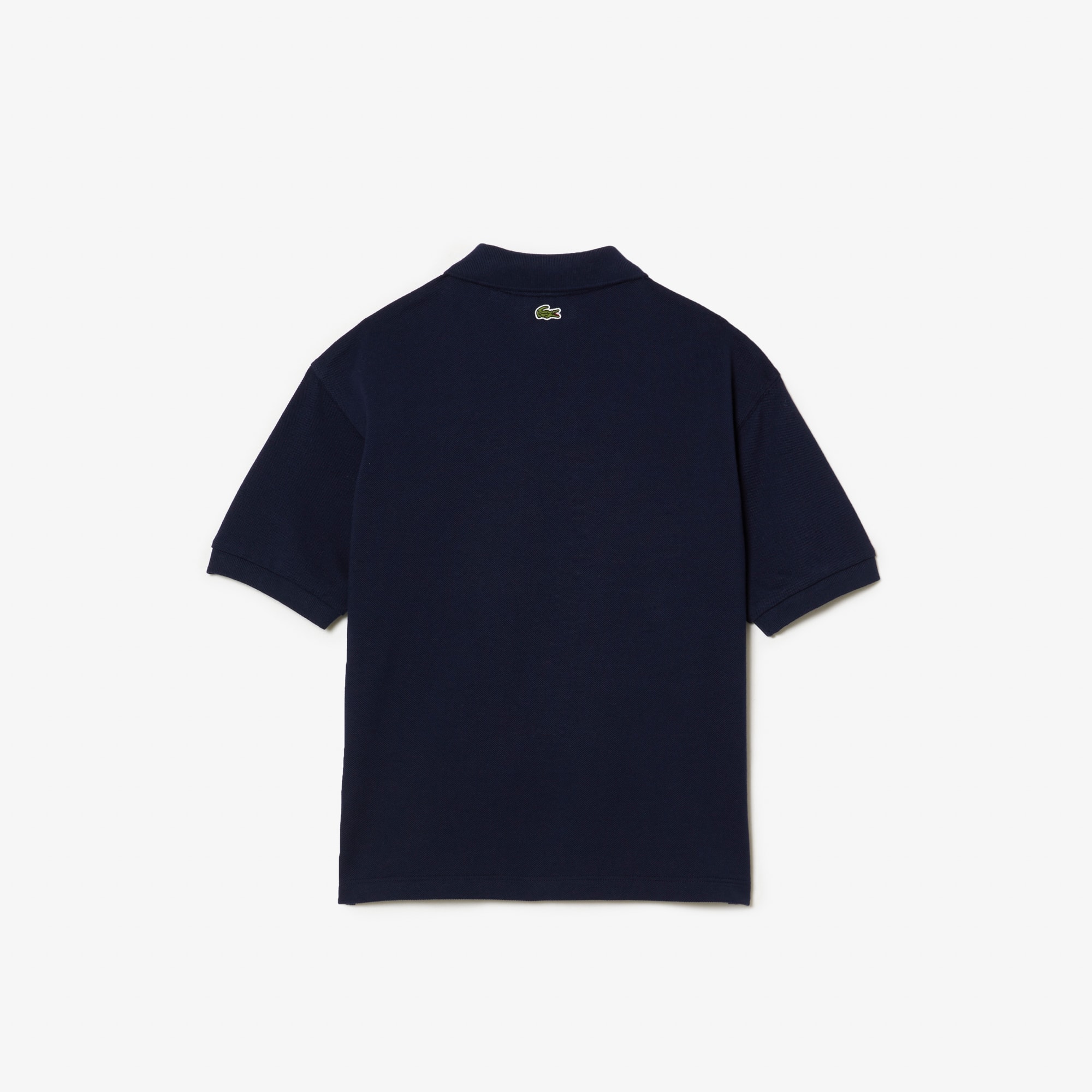 Polo imprimé avec inscriptions en petit piqué Polos - Bleu - Lacoste - Enfant