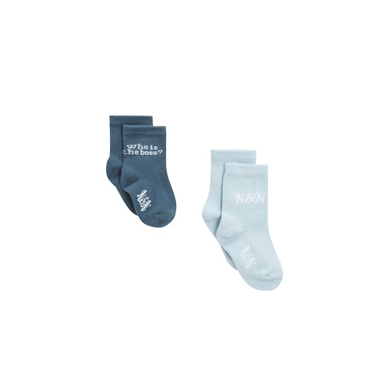 Tropicool Lot 2 Paires de chaussettes   Bleu/Blanc        de               Nano & nanette