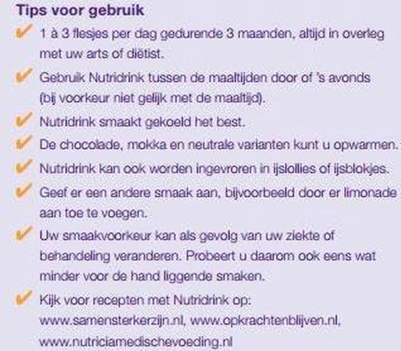 Nutricia Compact Protein Vanille 125 ml 4 Stuks