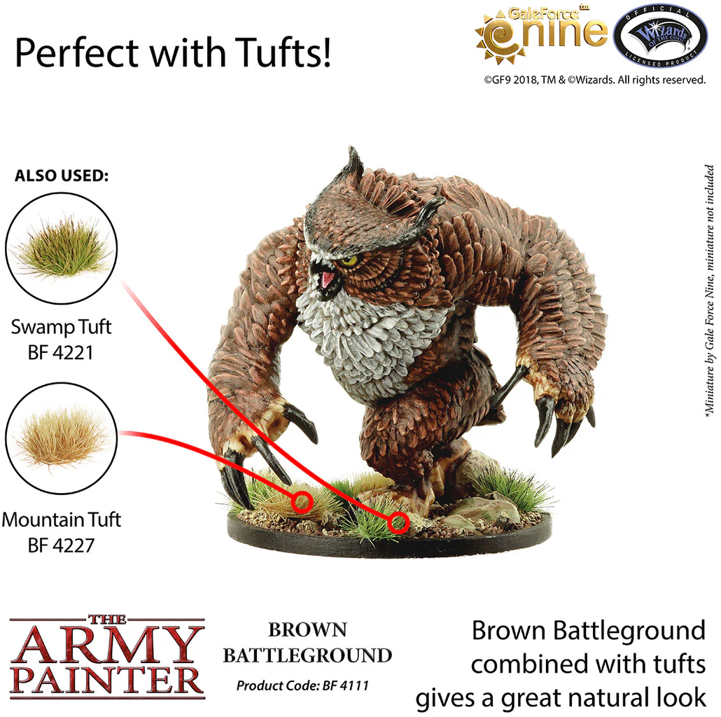 The Army Painter  Battlefield Basing: Brown Battleground    Die braune Vielfalt für deine Dioramen