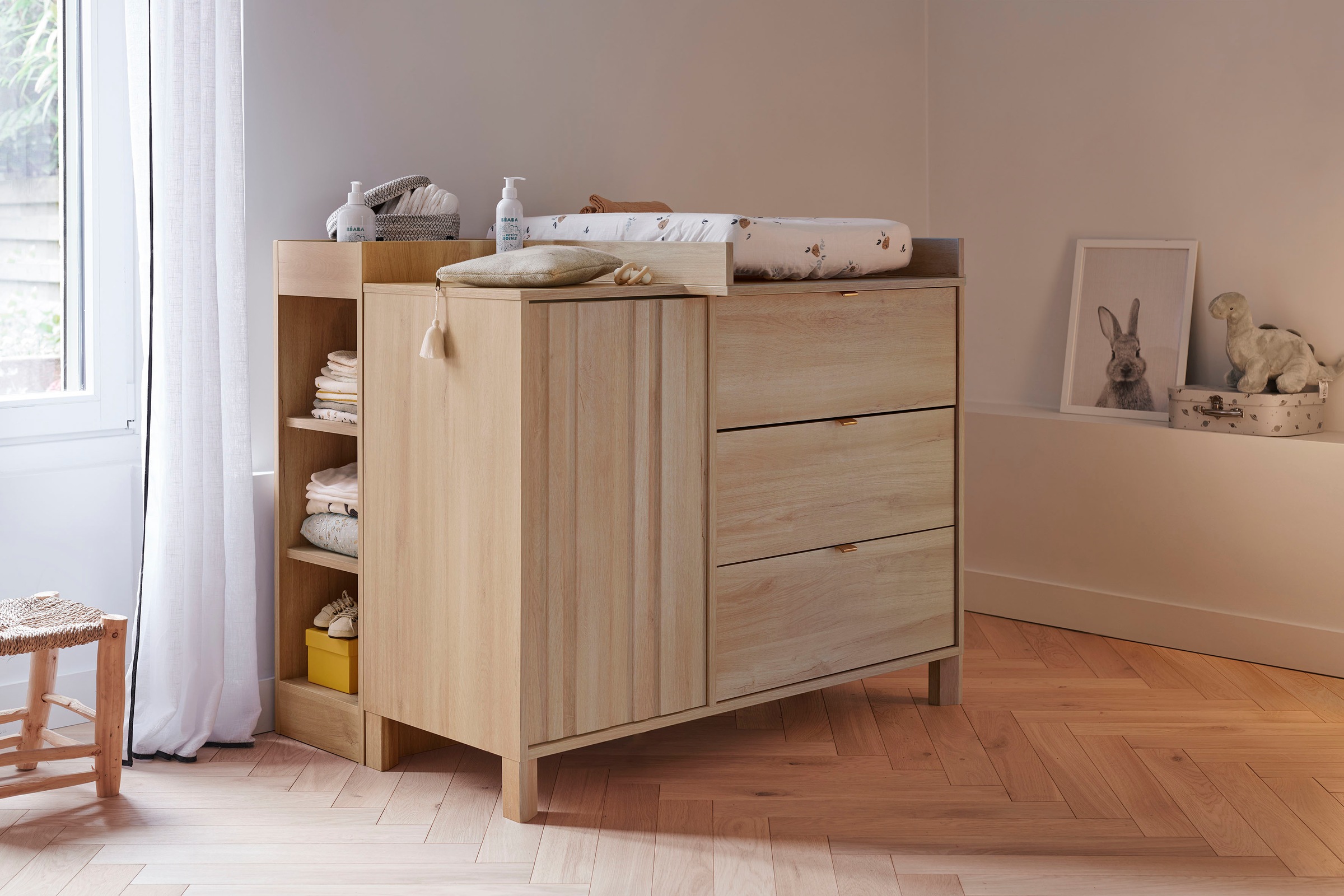Gami Wickelkommode »Calypso Wickelkommode« bis 100 kg durchdachte Funktionalität – ideal zum Verstauen aller Utensilien. 113 cm