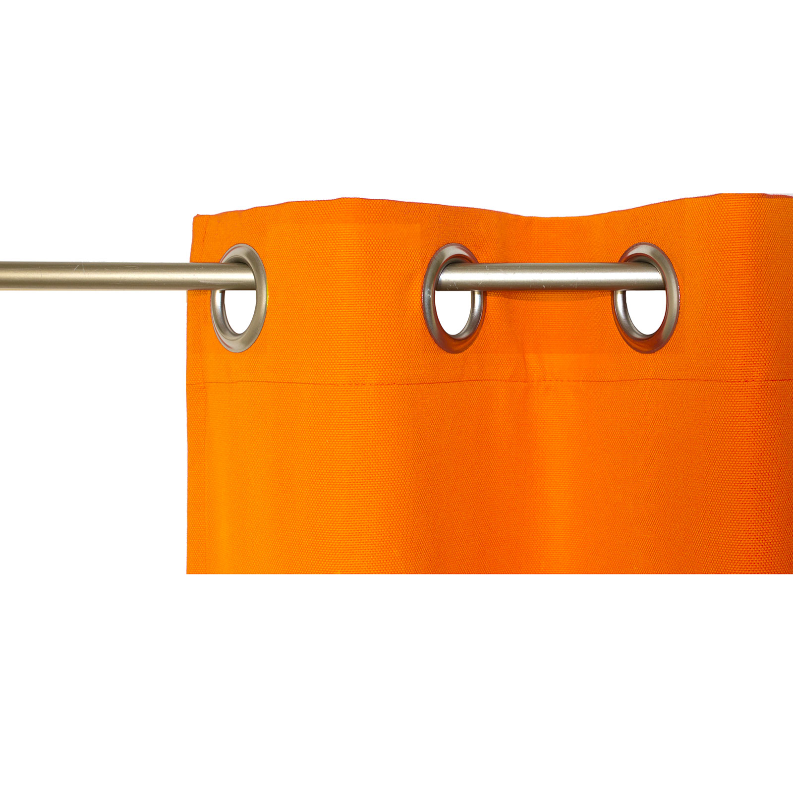 Ösenvorhang WIRTHNATUR - orange - 1-lagig - 130x145 cm