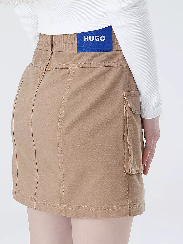 HUGO Minirock RELISEN beige
