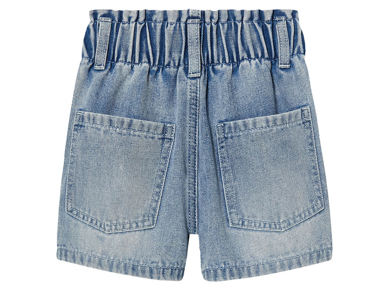 Kleuters denim paperbag short