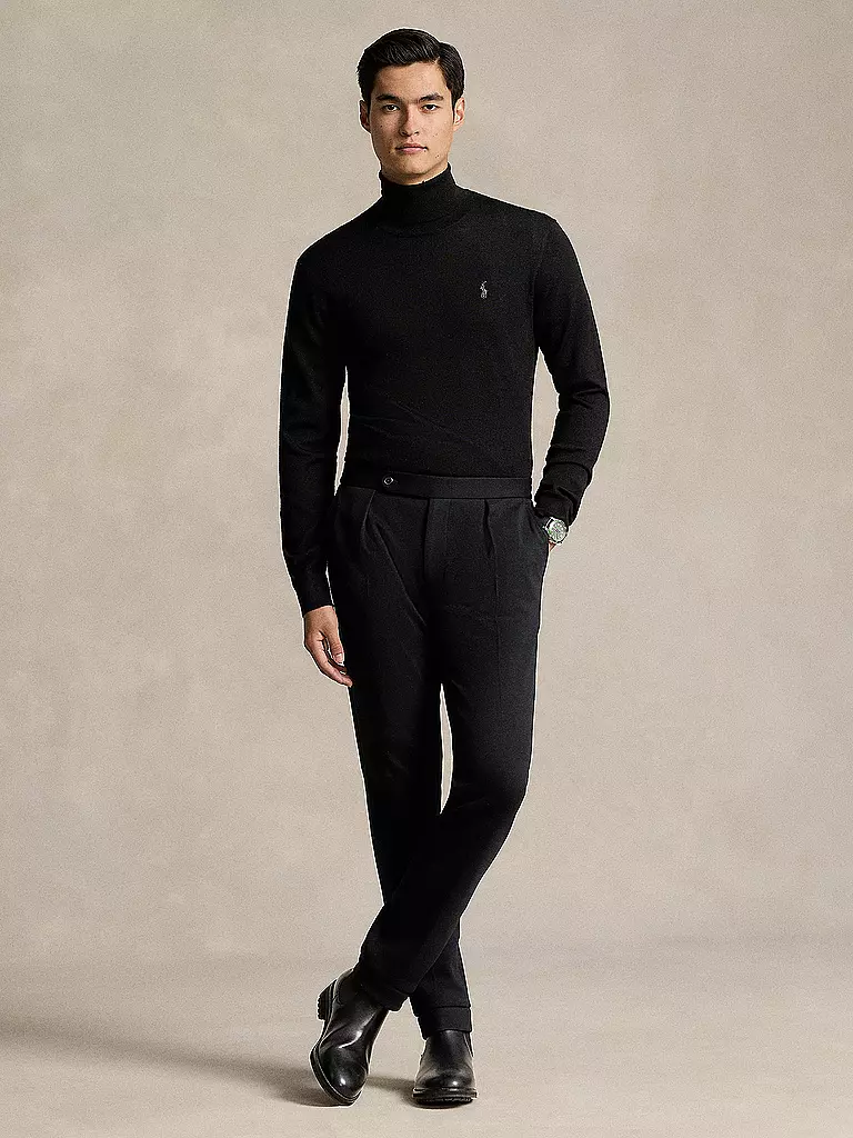 POLO RALPH LAUREN Rollkragenpullover schwarz