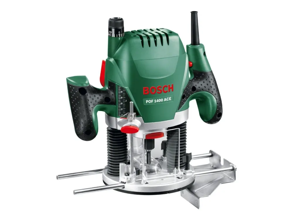 Bosch Overfræser POF 1400 ACE,1400W, Grøn