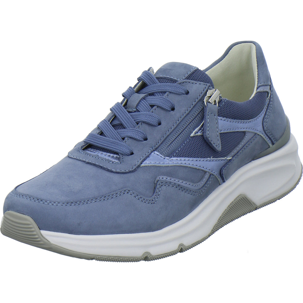 Gabor Comfort Sneaker Damen Rolling Soft Hellblau