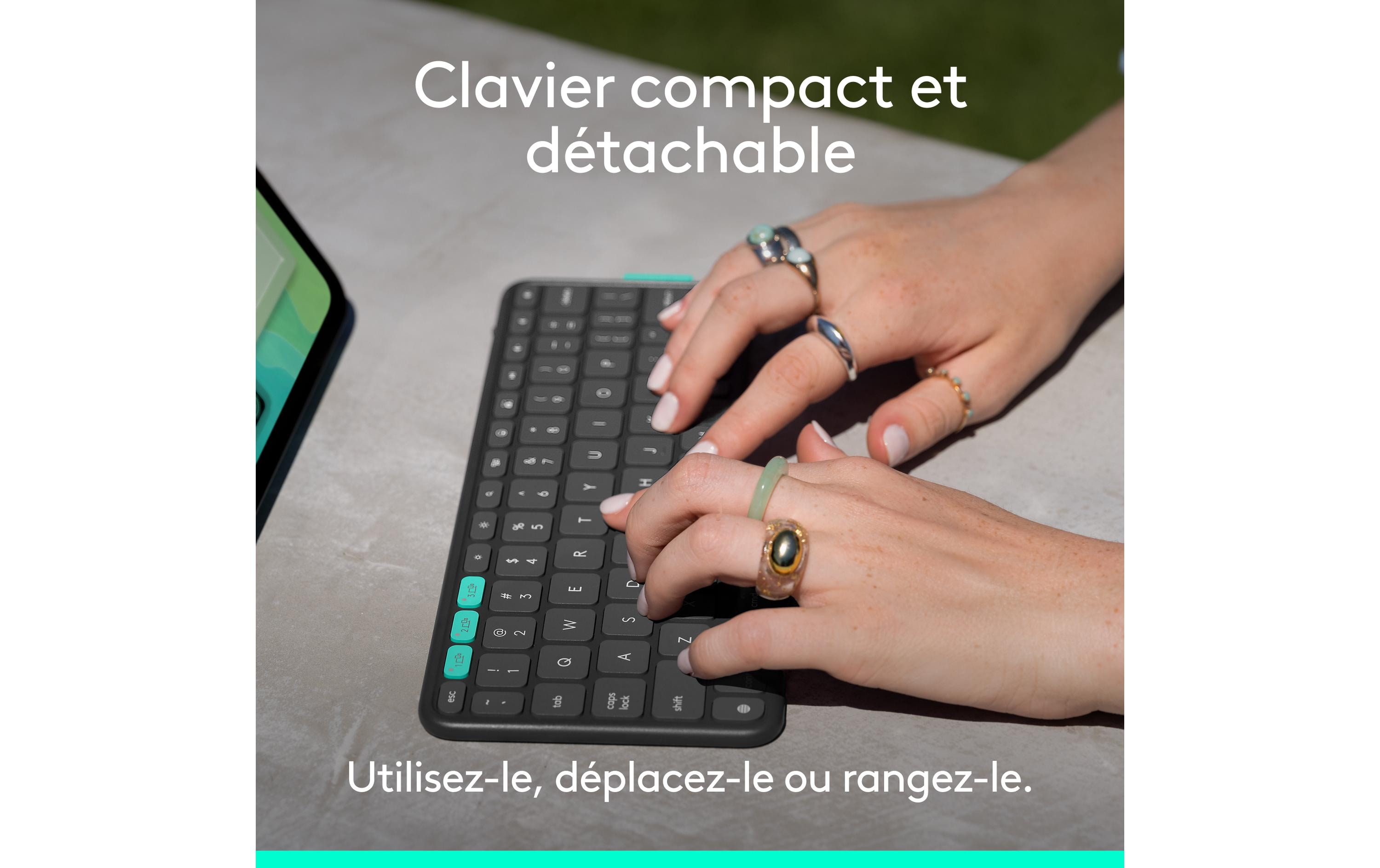 Tablet Tastatur Cover Flip Folio iPad Pro & Air11<br>Vielseitiges iPad Cover mit verstaubarer Tastatur