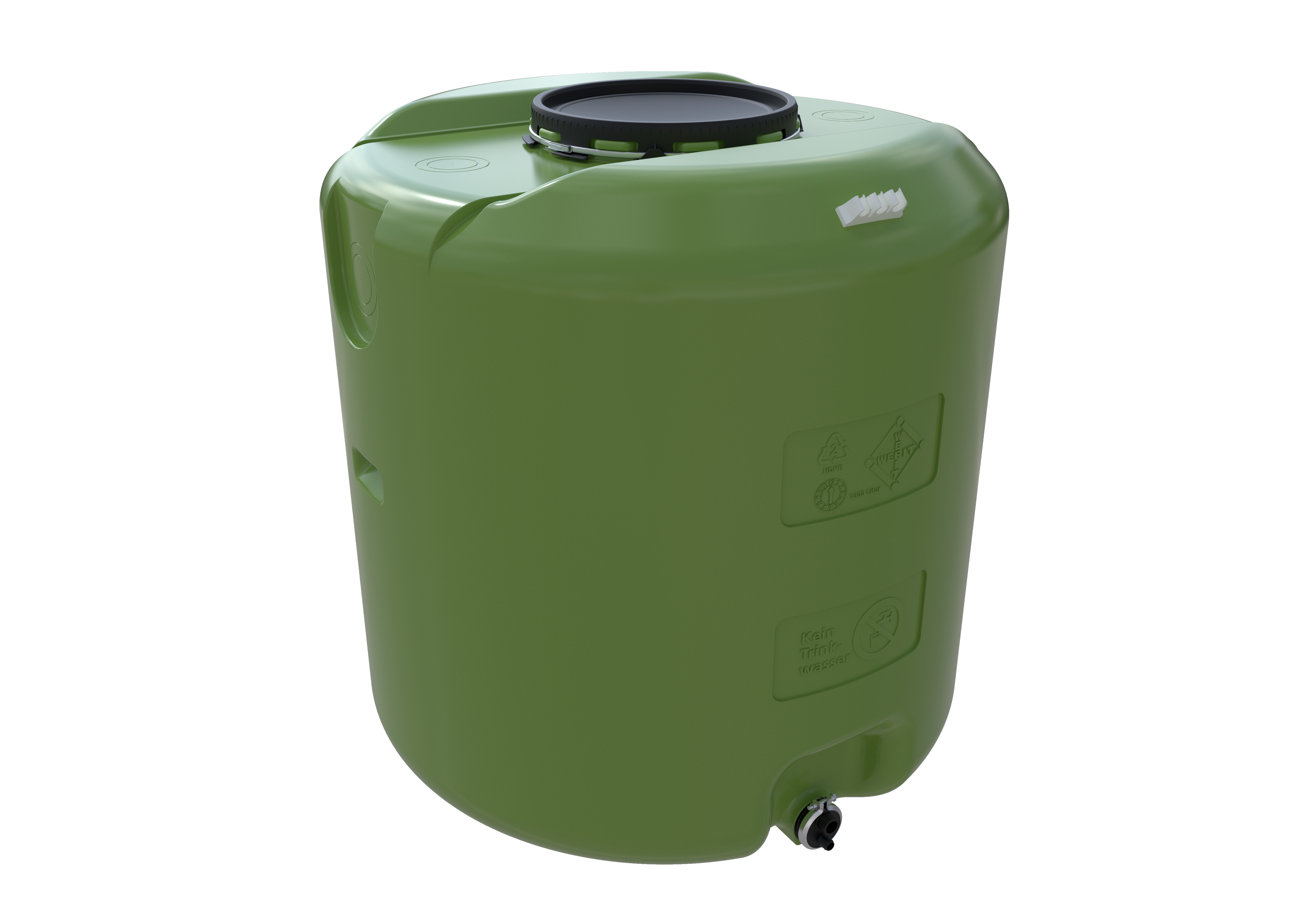Regentonne Bruno XXL Regenwassertank 1000Liter Grün