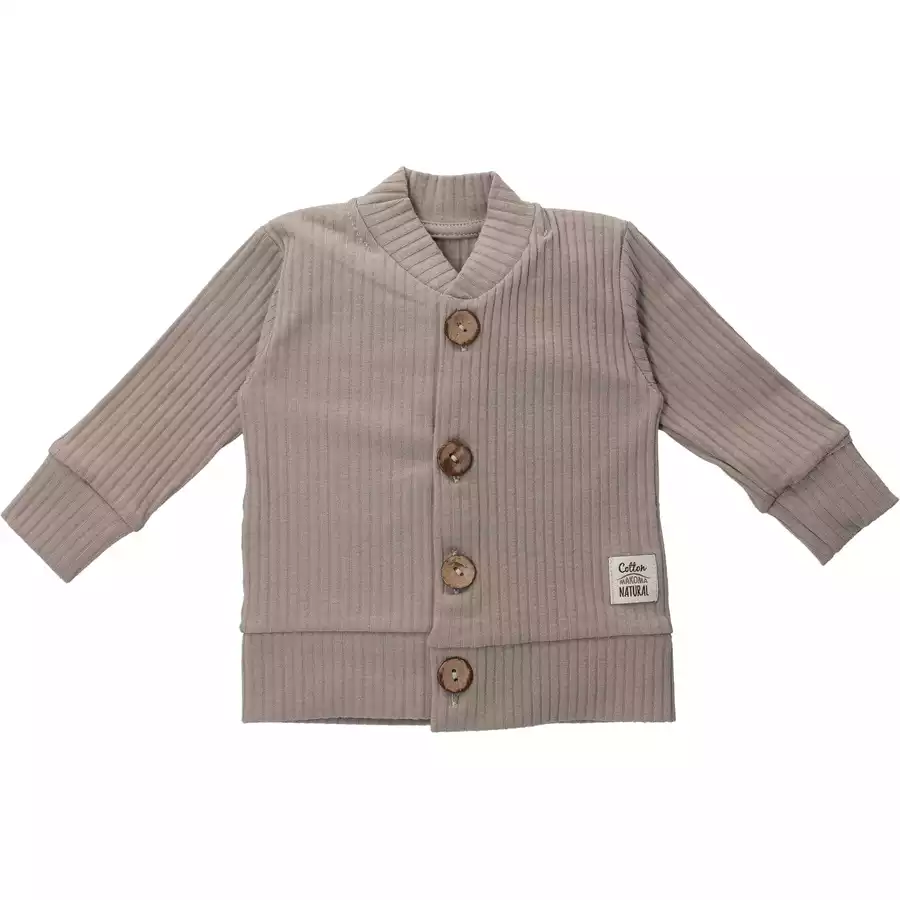Makoma Strickjacke Natural Harmony braun