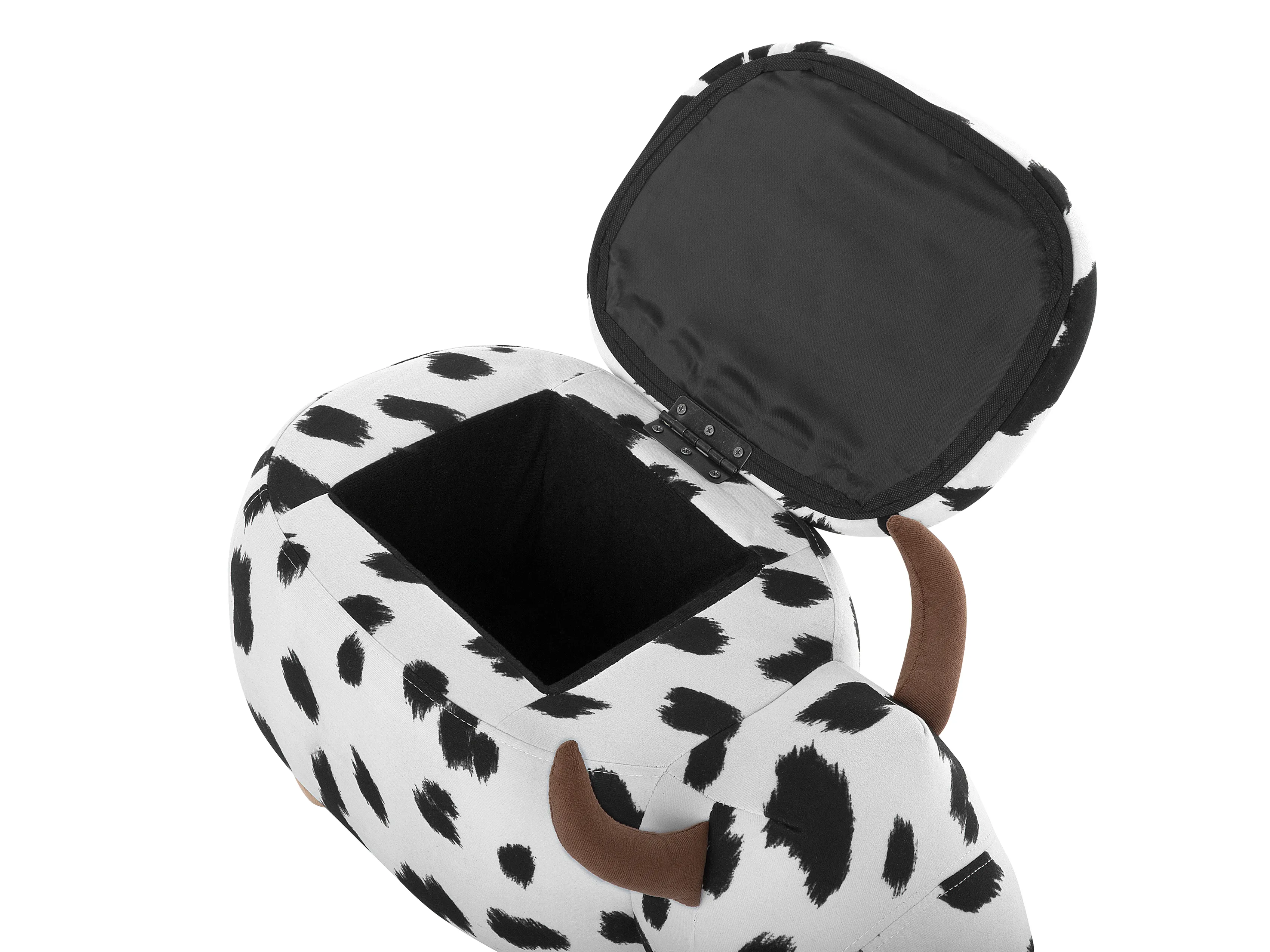 Dierenpoef met opbergruimte COW Stof Wit Koe