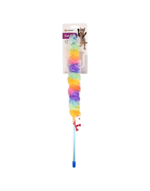 Flamingo Yowly Hengel - Kattenspeelgoed - 48.8 cm Multi-Color