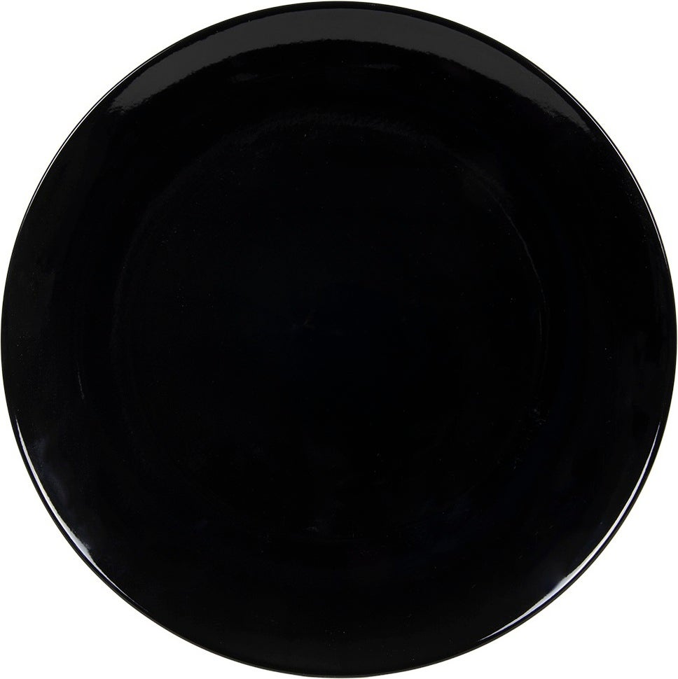 Ontbijtbord Basic zwart D 19 H 2 cm