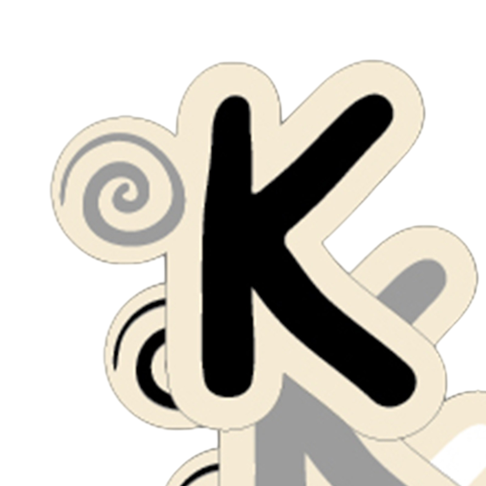 Buchstaben gross K