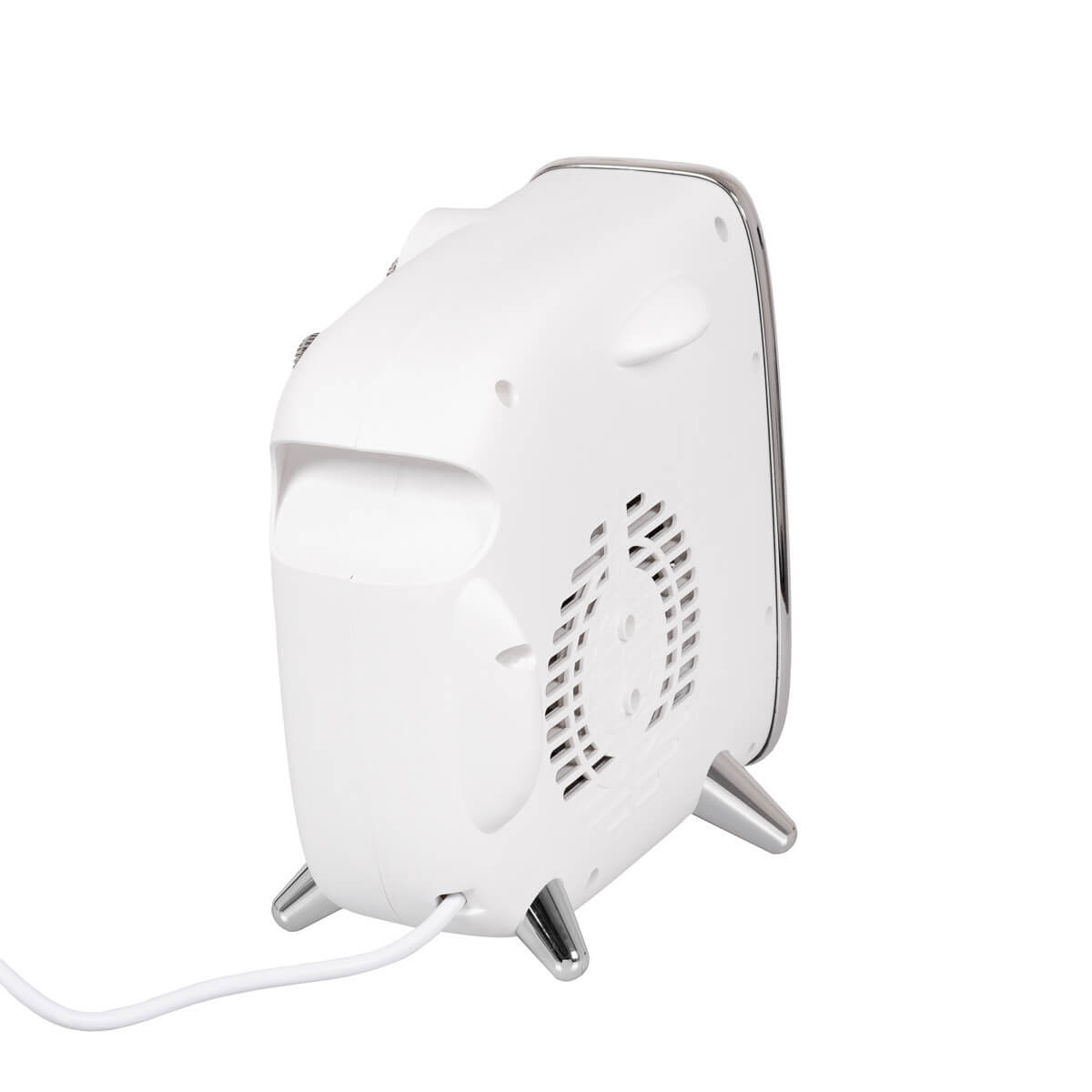EUROM Retro Heizstrahler Ventilator 1800 Watt und 3 Leistungsstufen weiß