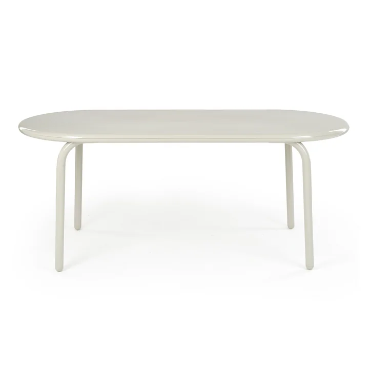 Tom Dixon - Groove Gartentisch, 186 x 86 cm, moosgrün