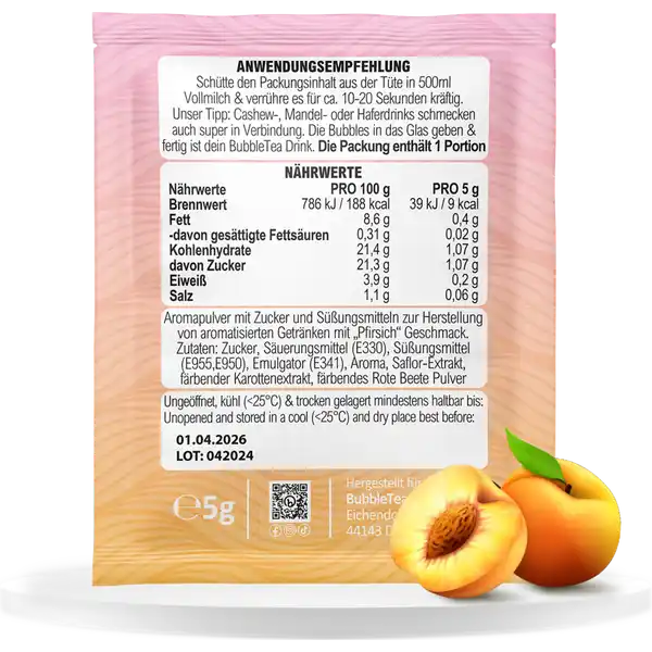 Premiun Instant Teepulver Peach
