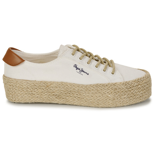 Pepe jeans - KYLE CLASSIC - Blanc / Marron