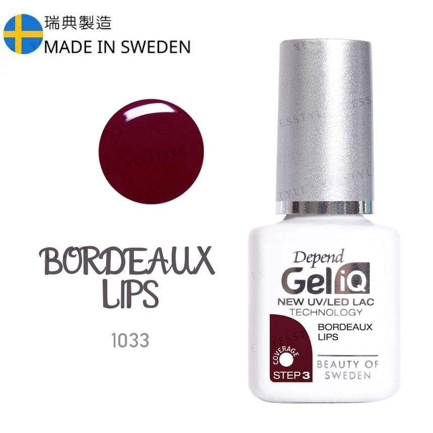 Depend Cosmetic - Gel iQ Gel Polish 1033 Bordeaux Lips