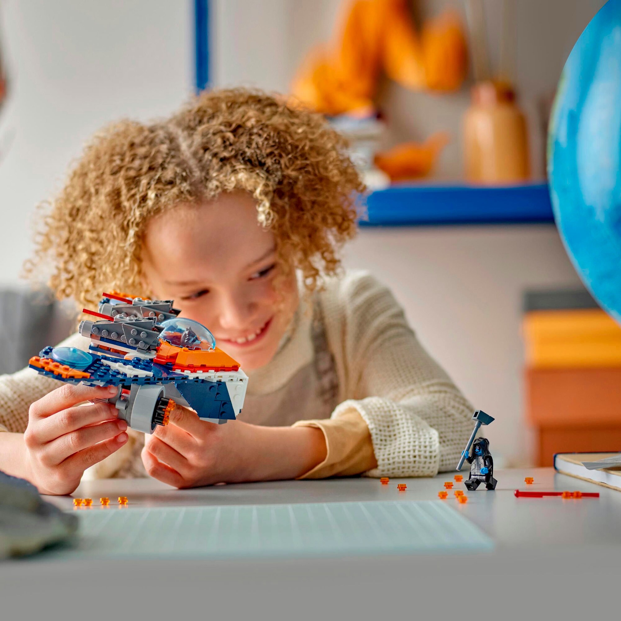 LEGO Konstruktionsspielzeug Marvel Super Heroes Rockets Raumschiff vs. Ronan