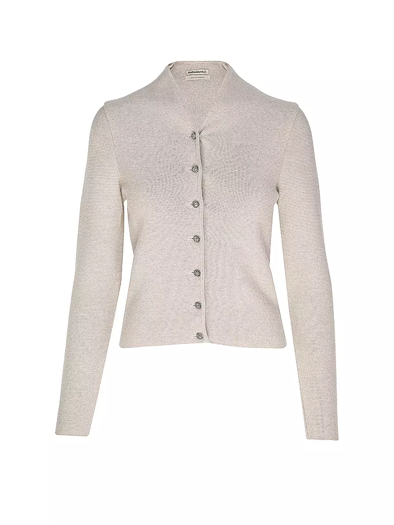 GOTTSEIDANK Trachten Strickjacke Slim Fit ANNA creme