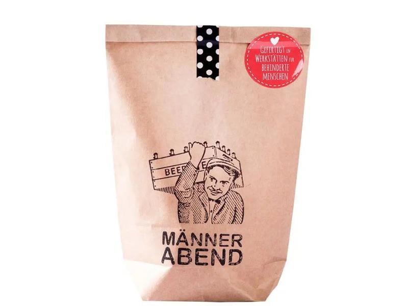 Wunderle Mitbringsel Wundertüte Männerabend Geschenktüte für Männer