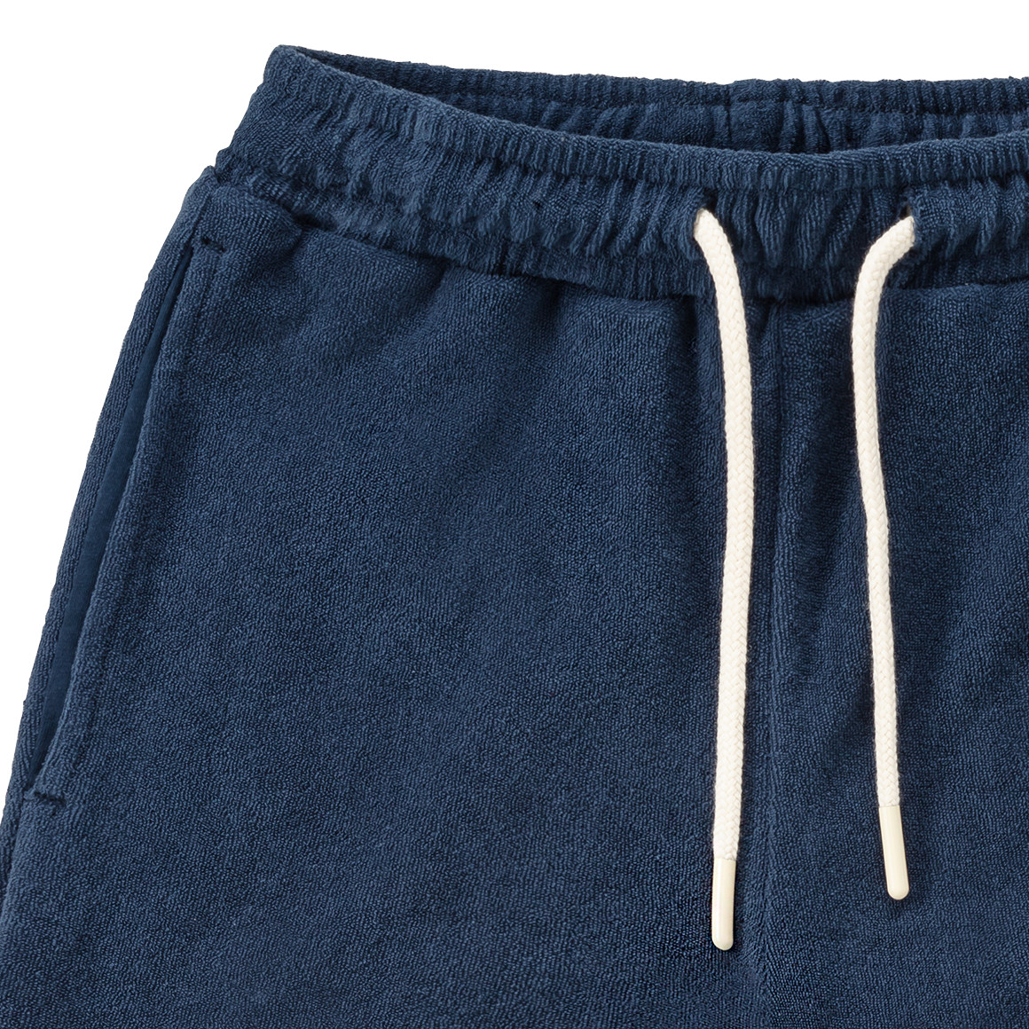 Jonas Nielsen Jungen Frottee-Shorts mit Stickerei dunkelblau