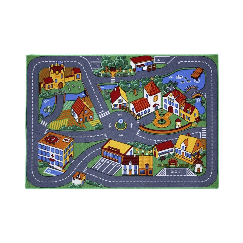 Meubinex Quiet Town Spielteppich 95 x 133 cm