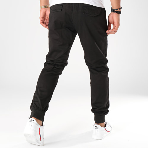 Jogger Pant Reflex Rib Noir