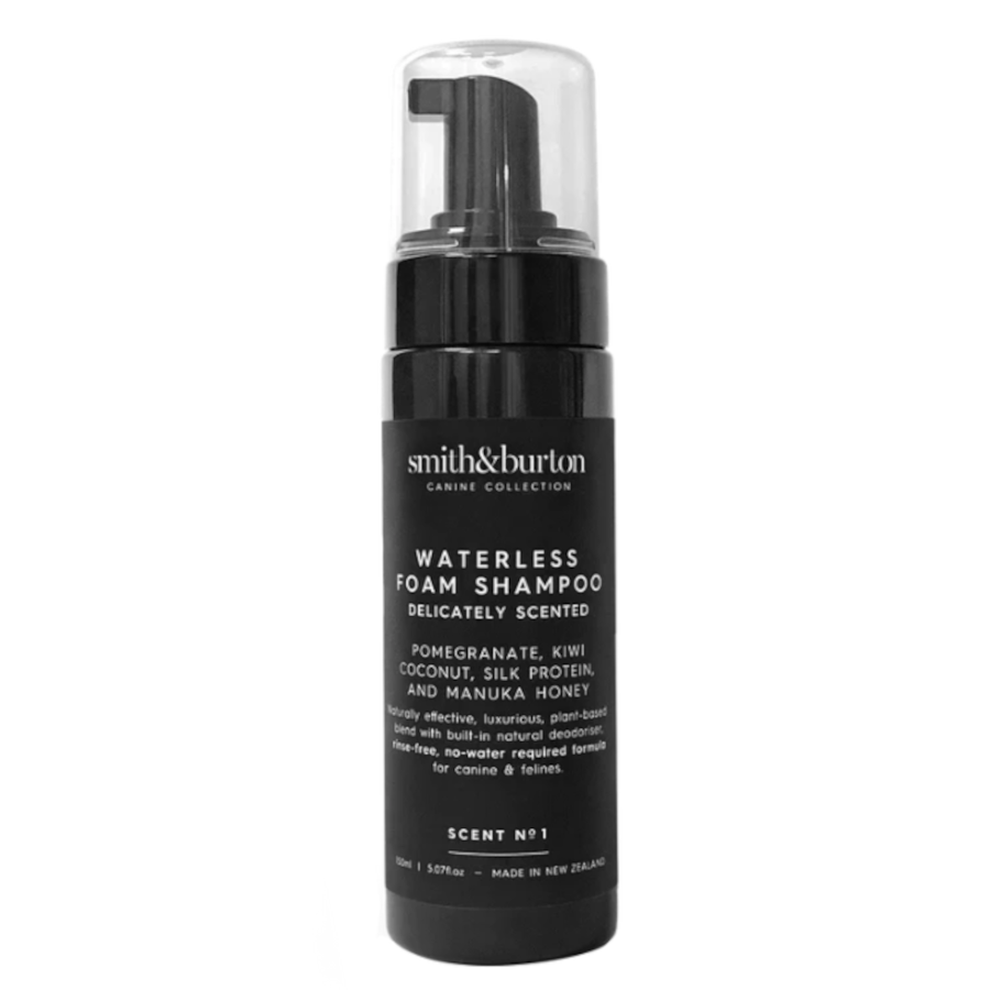 Shampoo espumante sem enxágue hipoalergênico smith&burton 150ml
