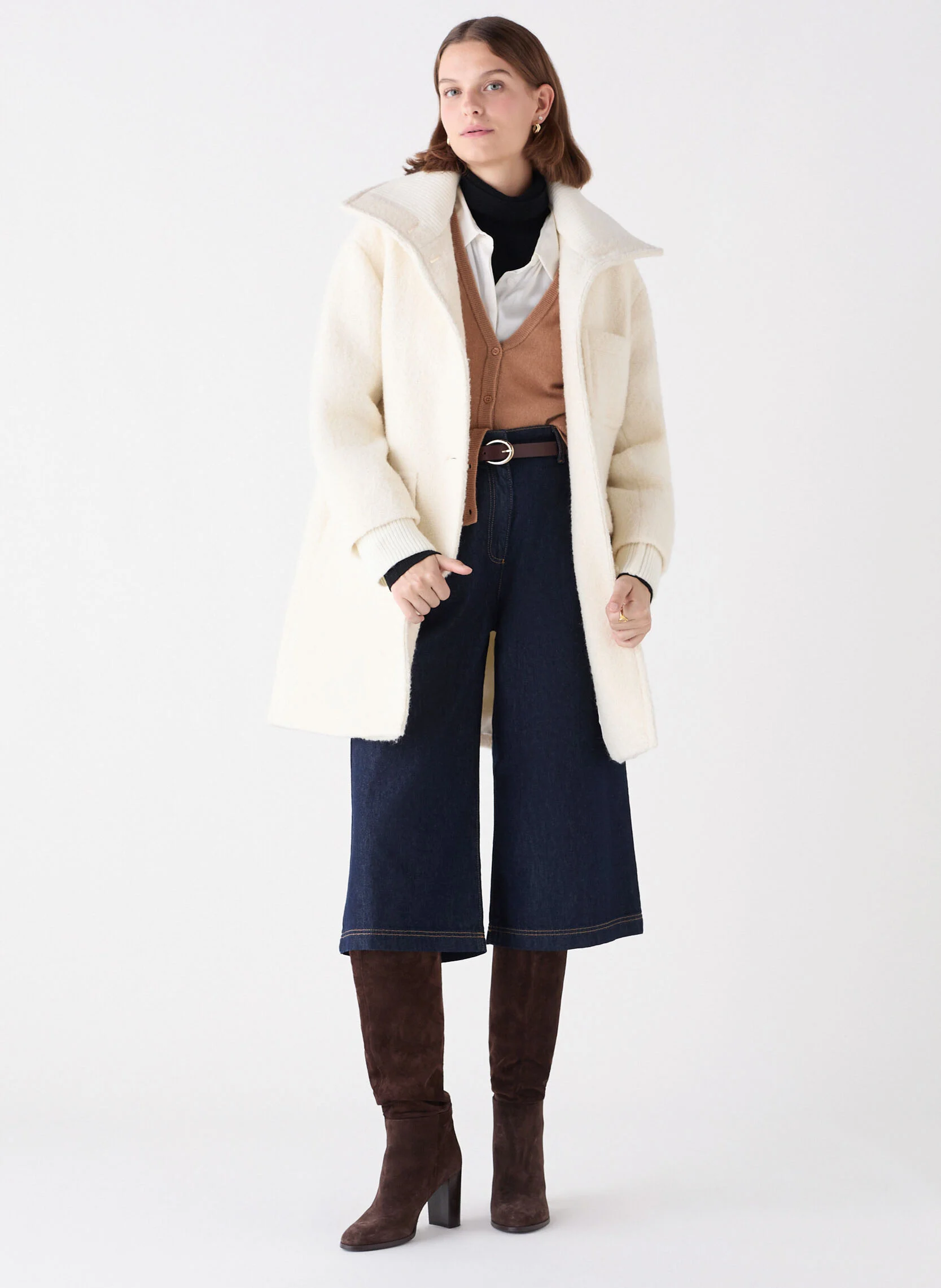 GOSPEL - Manteau droit | Blanc