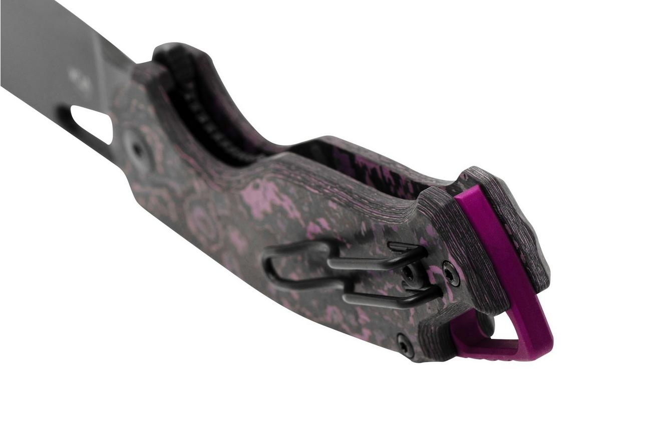MKM Vincent VCV-CPD Black PVD VANAX, Purple Haze Carbon Fiber, Purple Aluminum zakmes, Jesper Voxnaes design