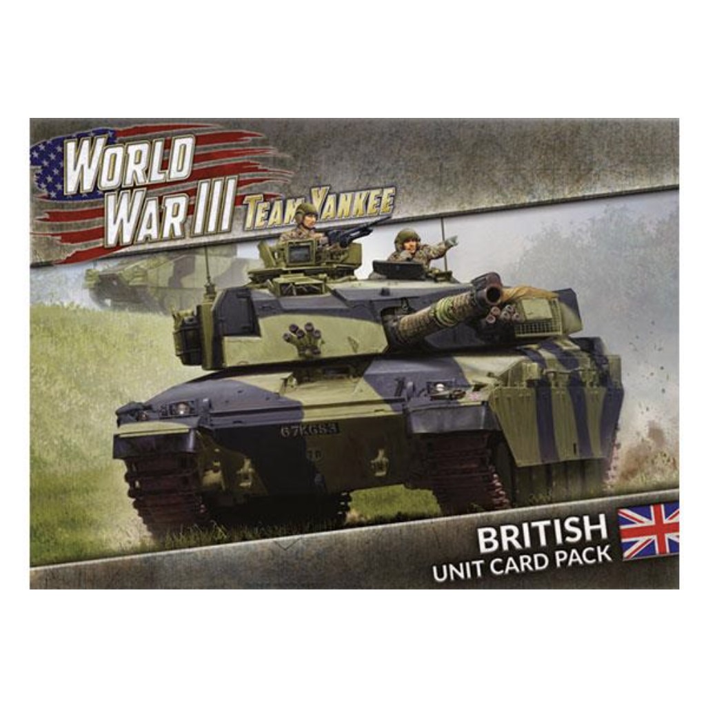 Team Yankee - British Unit Card Pack