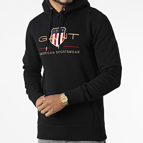 Sweat Capuche Archive Shield 2047056 Noir