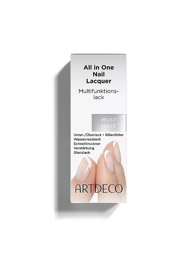 ARTDECO Nagelpflege - All in One Nail Lacquer 10ml transparent